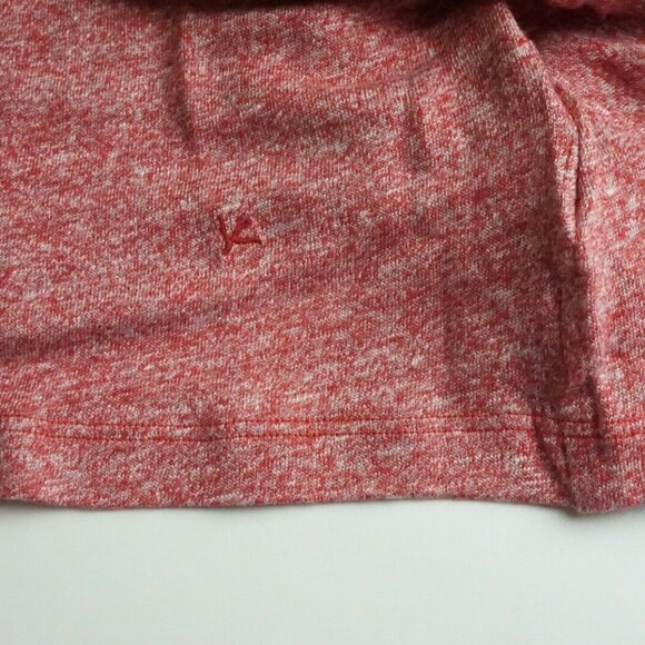 Isaia Napoli Red mi latte el corazon 100% Linen Long Sleeve Sz 2XL BRAND NEW - Picture 6 of 8